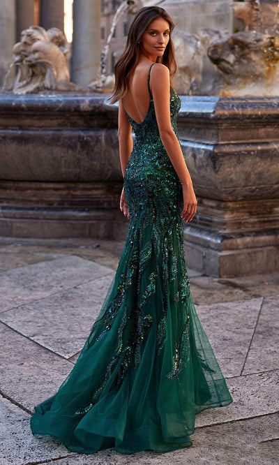 La Femme 32049 Sequin Detailed Prom Dress