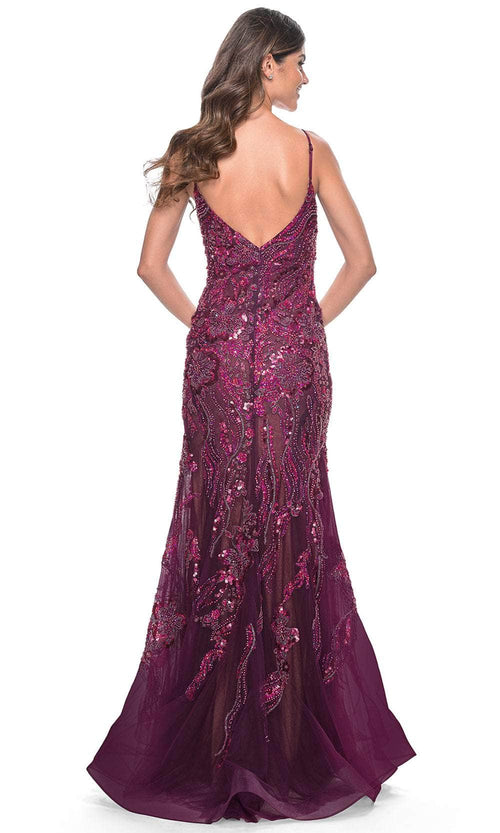 La Femme 32049 Sequin Detailed Prom Dress