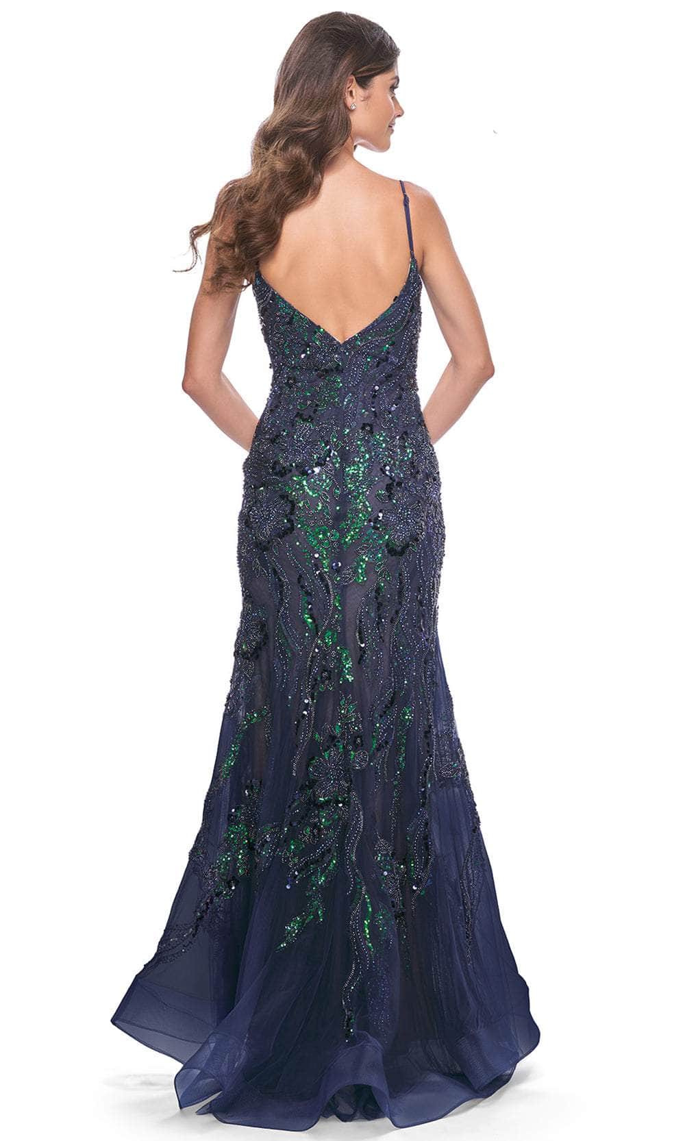 La Femme 32049 Sequin Detailed Prom Dress
