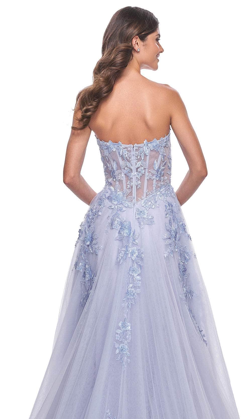 La Femme 32082 Sweetheart Applique Prom Dress