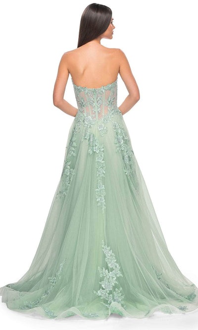 La Femme 32082 Sweetheart Applique Prom Dress