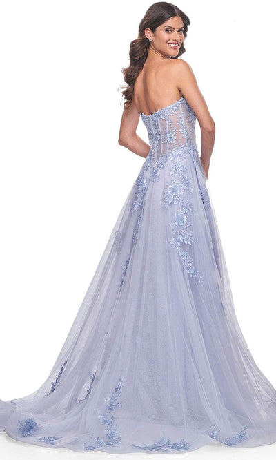 La Femme 32082 Sweetheart Applique Prom Dress