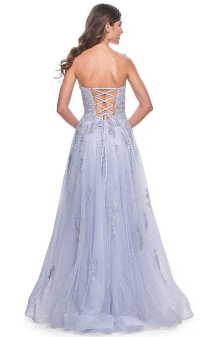 La Femme 32084 Lace Ornate Sweetheart Prom Dress