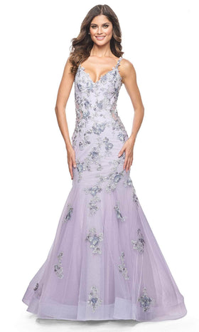 La Femme 32091 Sleeveless Mermaid Prom Gown
