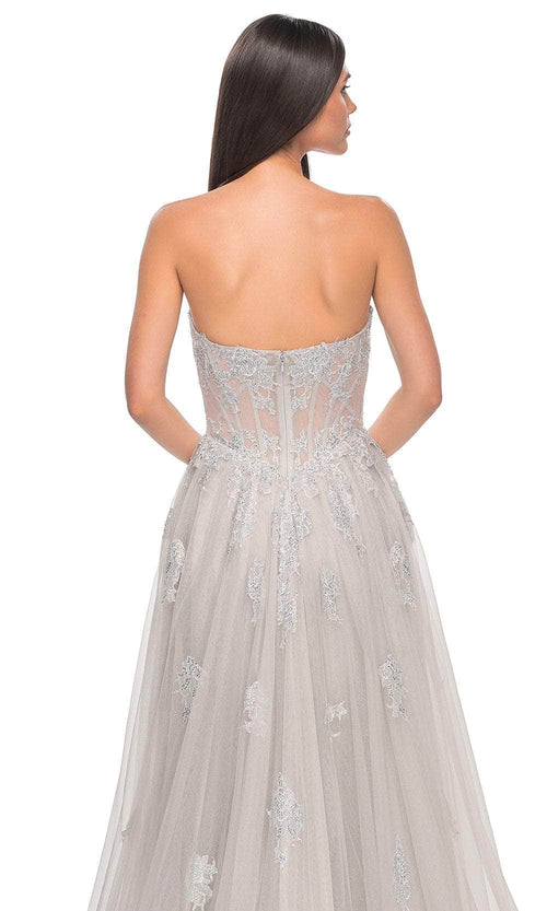 La Femme 32111 Tulle A-Line Prom Dress