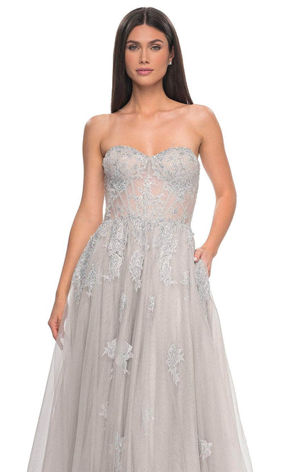 La Femme 32111 Tulle A-Line Prom Dress