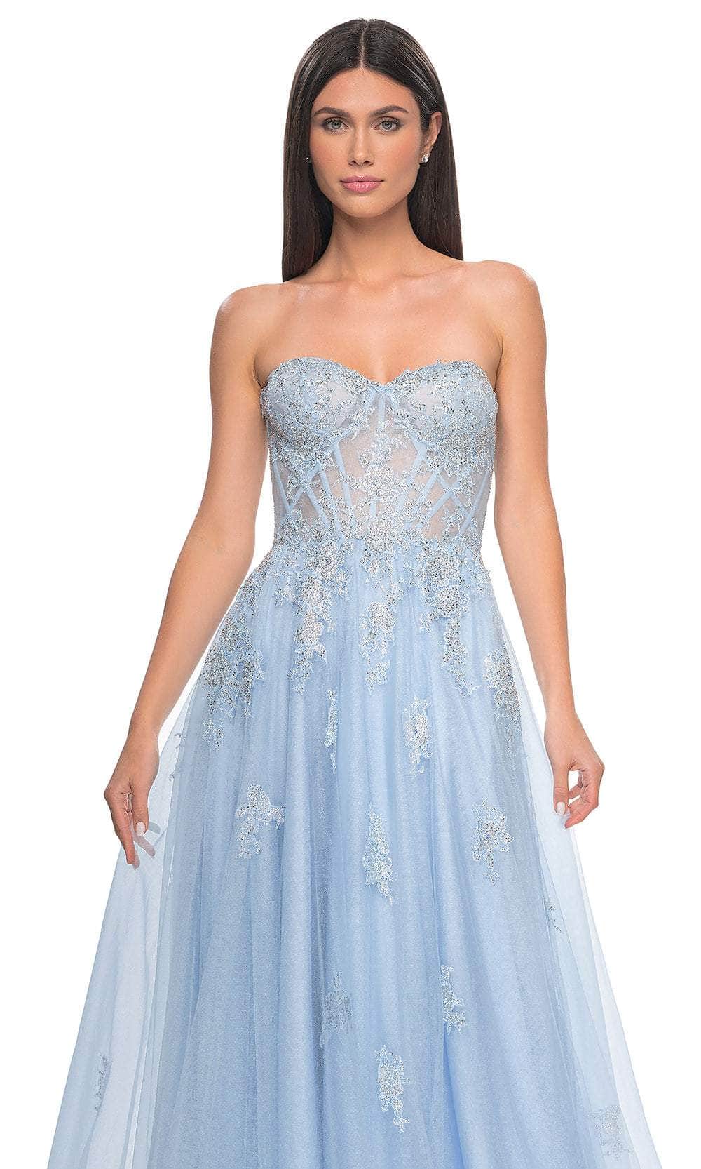 La Femme 32111 Tulle A-Line Prom Dress