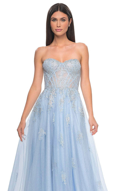 La Femme 32111 Tulle A-Line Prom Dress