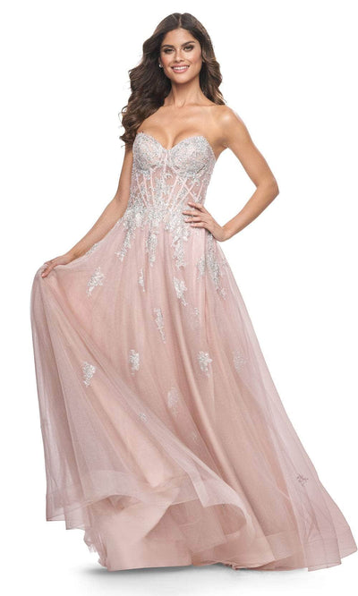 La Femme 32111 Tulle A-Line Prom Dress