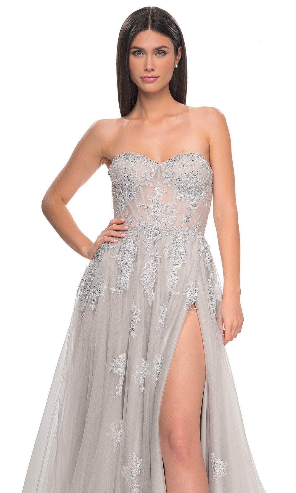 La Femme 32111 Tulle A-Line Prom Dress