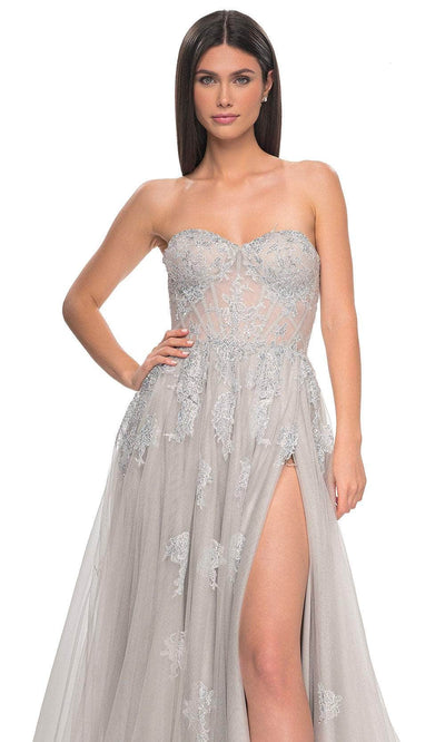La Femme 32111 Tulle A-Line Prom Dress