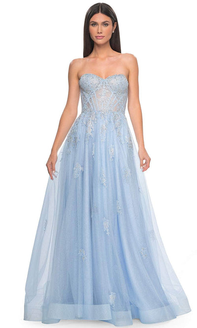 La Femme 32111 Tulle A-Line Prom Dress