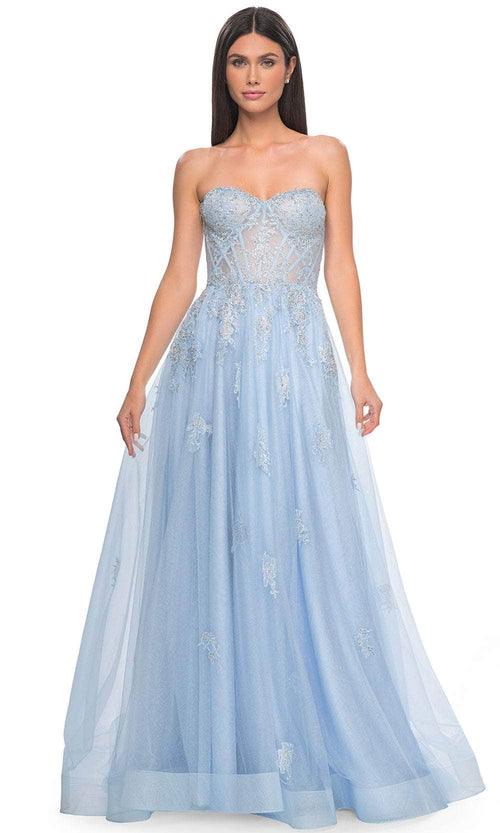La Femme 32111 Tulle A-Line Prom Dress