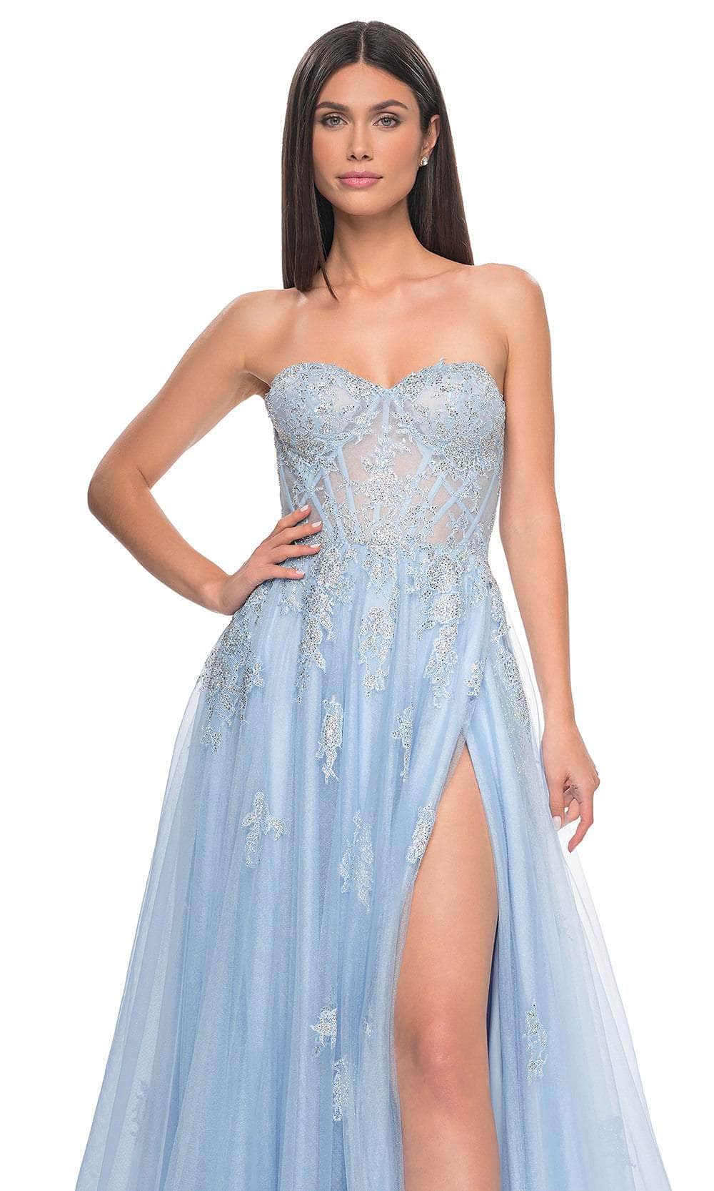 La Femme 32111 Tulle A-Line Prom Dress