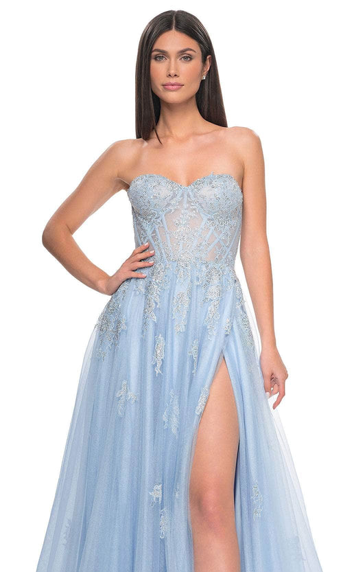 La Femme 32111 Tulle A-Line Prom Dress