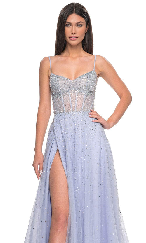 La Femme 32146 Embellished A-Line Prom Dress