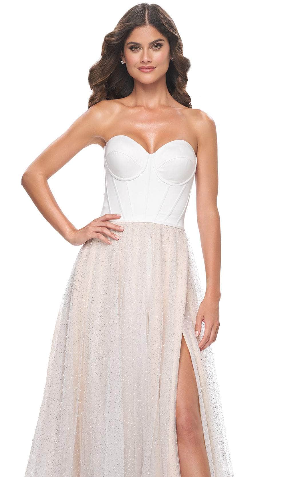 La Femme 32149 Sweetheart Strapless Prom Gown
