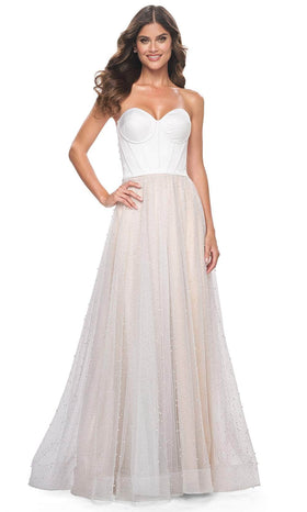 La Femme 32149 Sweetheart Strapless Prom Gown