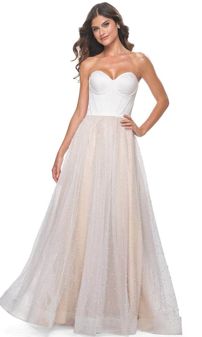 La Femme 32149 Sweetheart Strapless Prom Gown