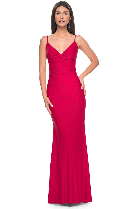 La Femme 32153 - Draped Bodice Prom Dress Special Occasion Dress