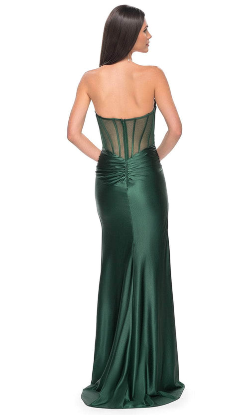 La Femme 32159 Satin Sweetheart Prom Dress