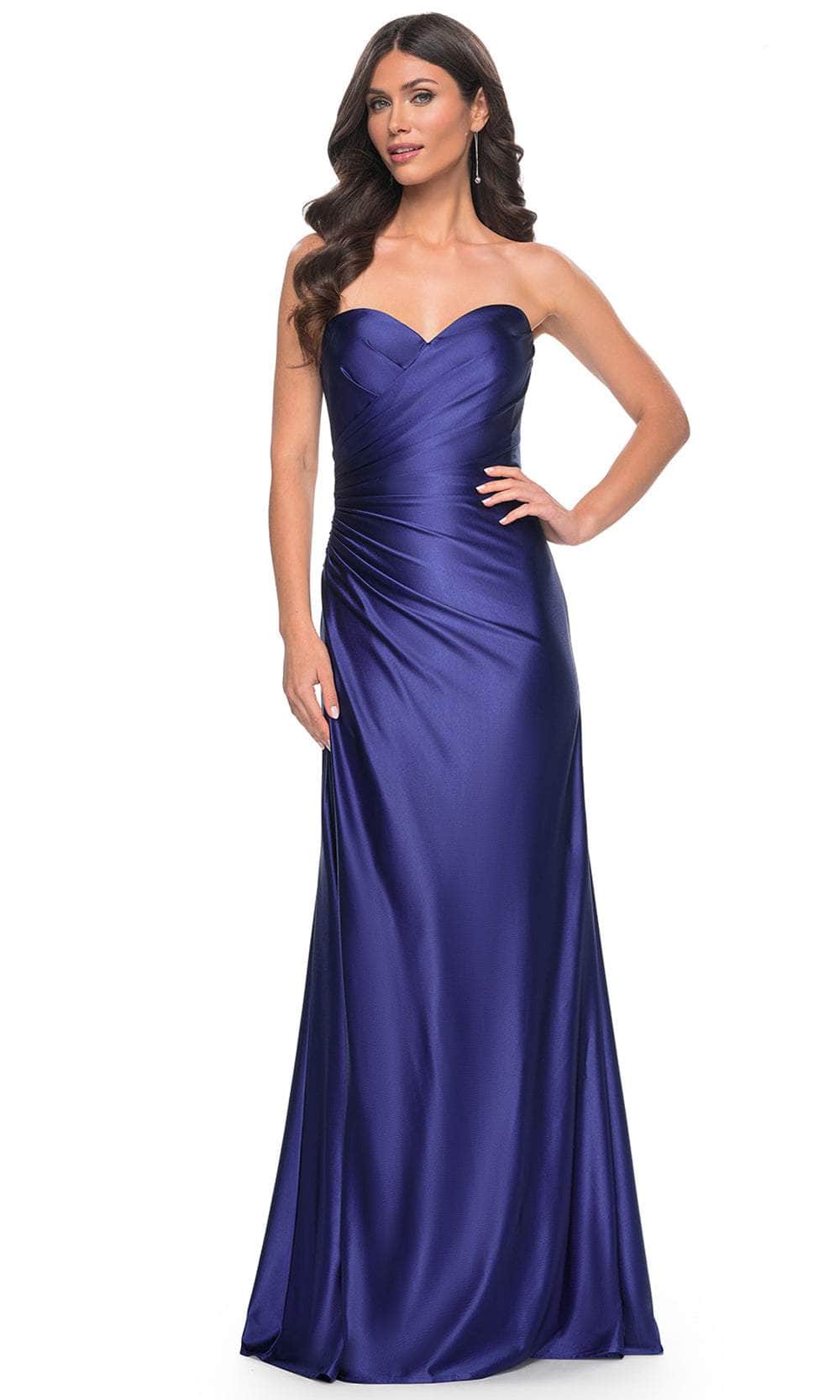 La Femme 32159 Satin Sweetheart Prom Dress