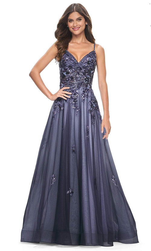 La Femme 32185 Sequin Embellished A-Line Prom Gown