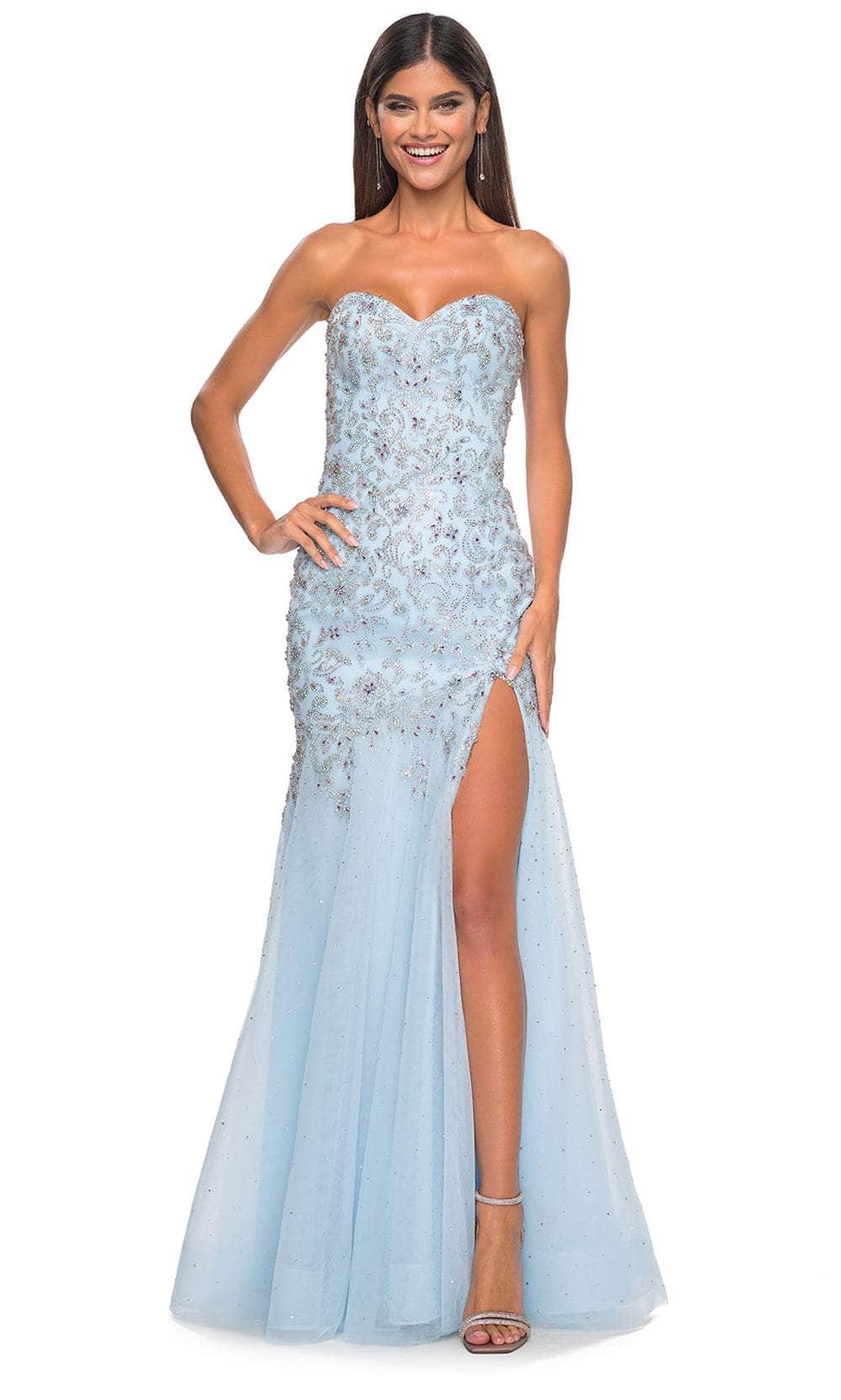 La Femme 32197 - Sweetheart Applique Prom Dress Prom Dresses