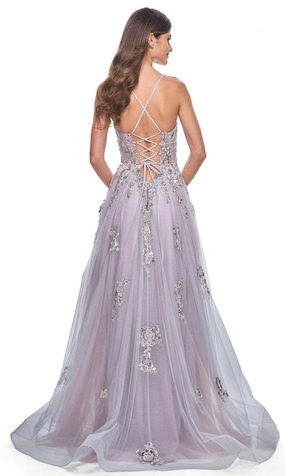 La Femme 32200 Sequin Embellished Sleeveless Prom Gown