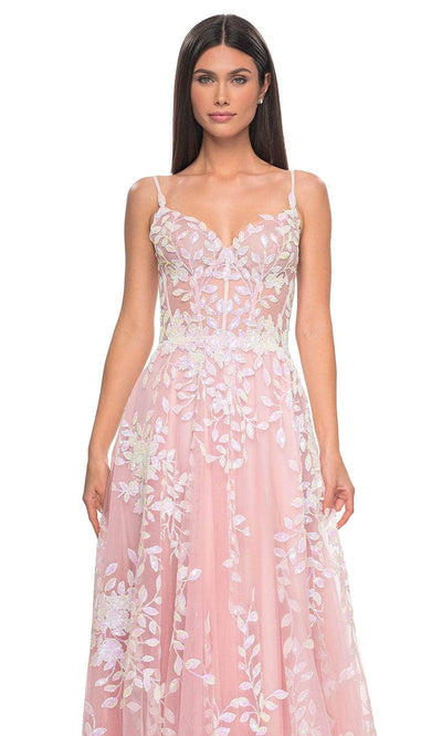 La Femme 32223 Sequin Lace Prom Dress