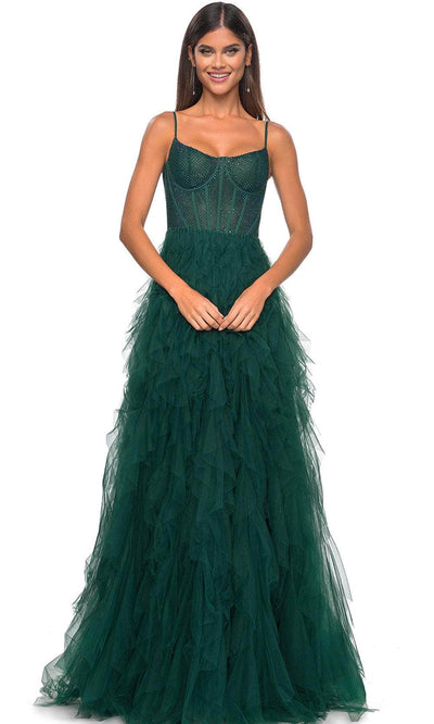 La Femme 32233 Ruffle Skirt Prom Dress