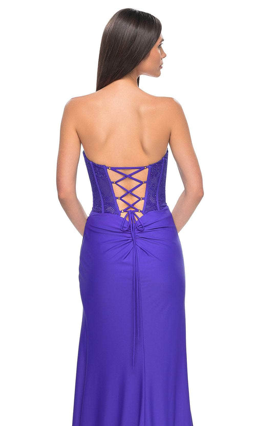 La Femme 32234 Embellished Corset Sweetheart Prom Gown