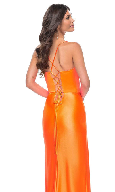 La Femme 32262 Spaghetti Strap Jersey Prom Dress