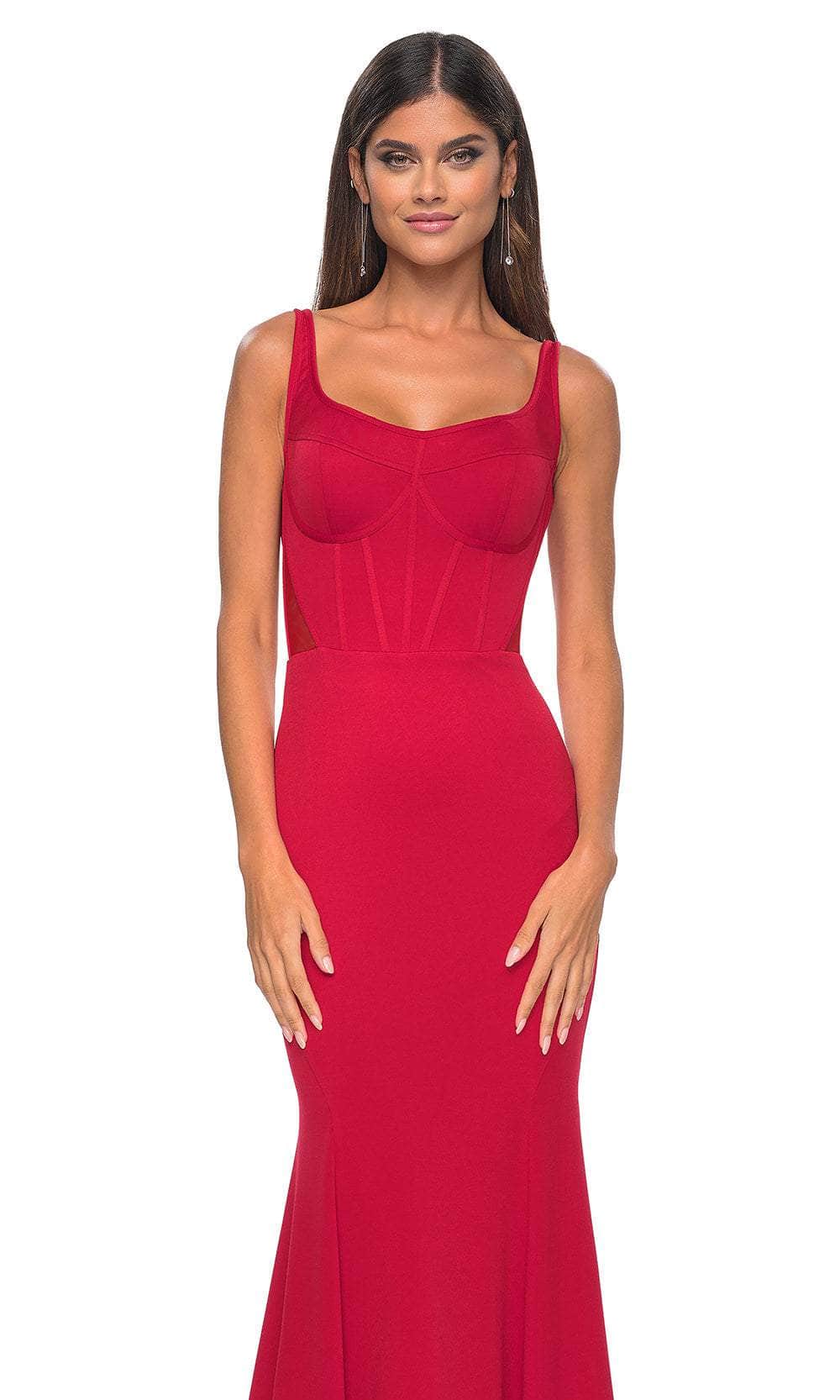 La Femme 32268 Bustier Bodice Scoop Prom Gown