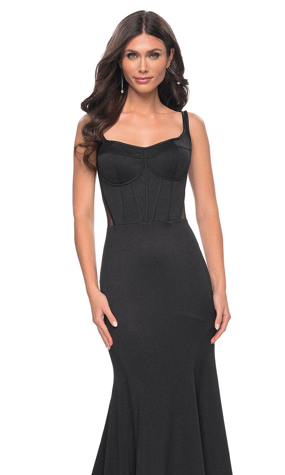 La Femme 32268 Bustier Bodice Scoop Prom Gown