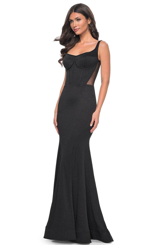 La Femme 32268 Bustier Bodice Scoop Prom Gown