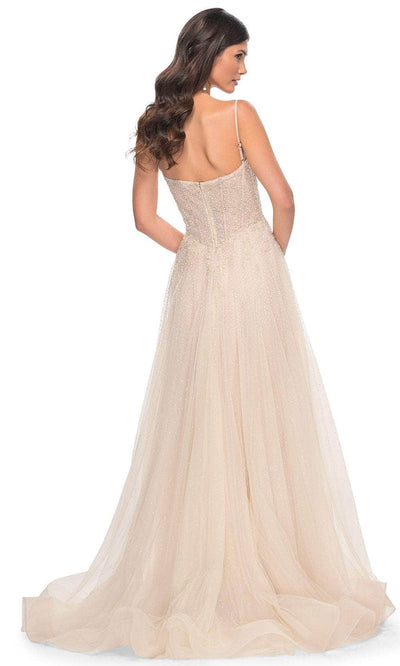 La Femme 32271 Rhinestone Embellished A-Line Prom Gown