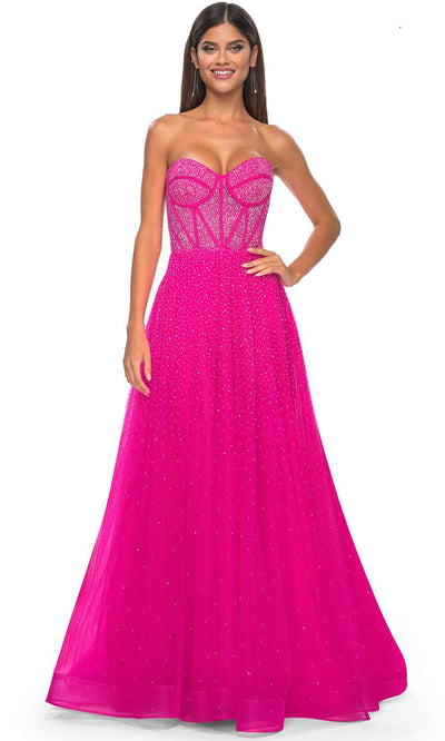 La Femme 32278 Bejeweled Bustier Prom Dress