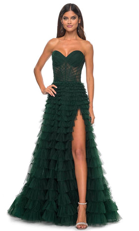 La Femme 32283 Tiered A-Line Prom Dress