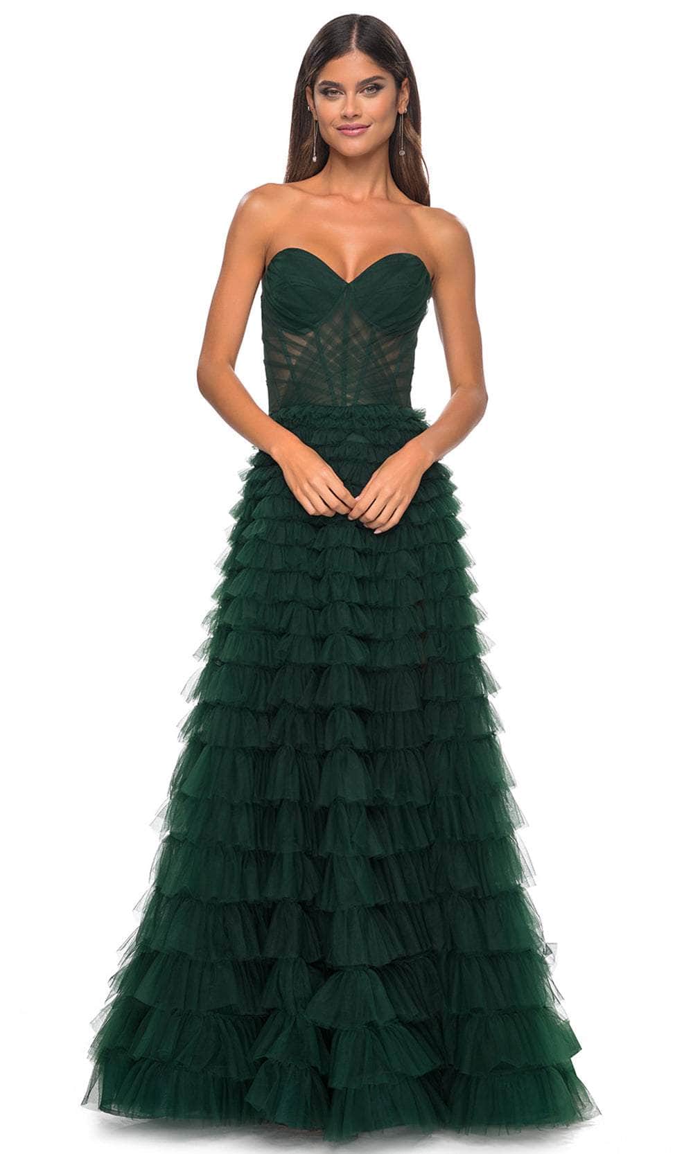 La Femme 32283 Tiered A-Line Prom Dress