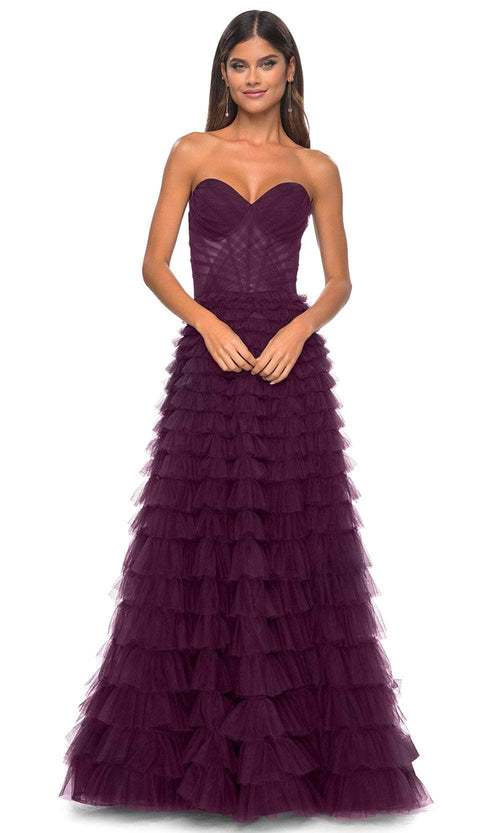 La Femme 32283 Tiered A-Line Prom Dress