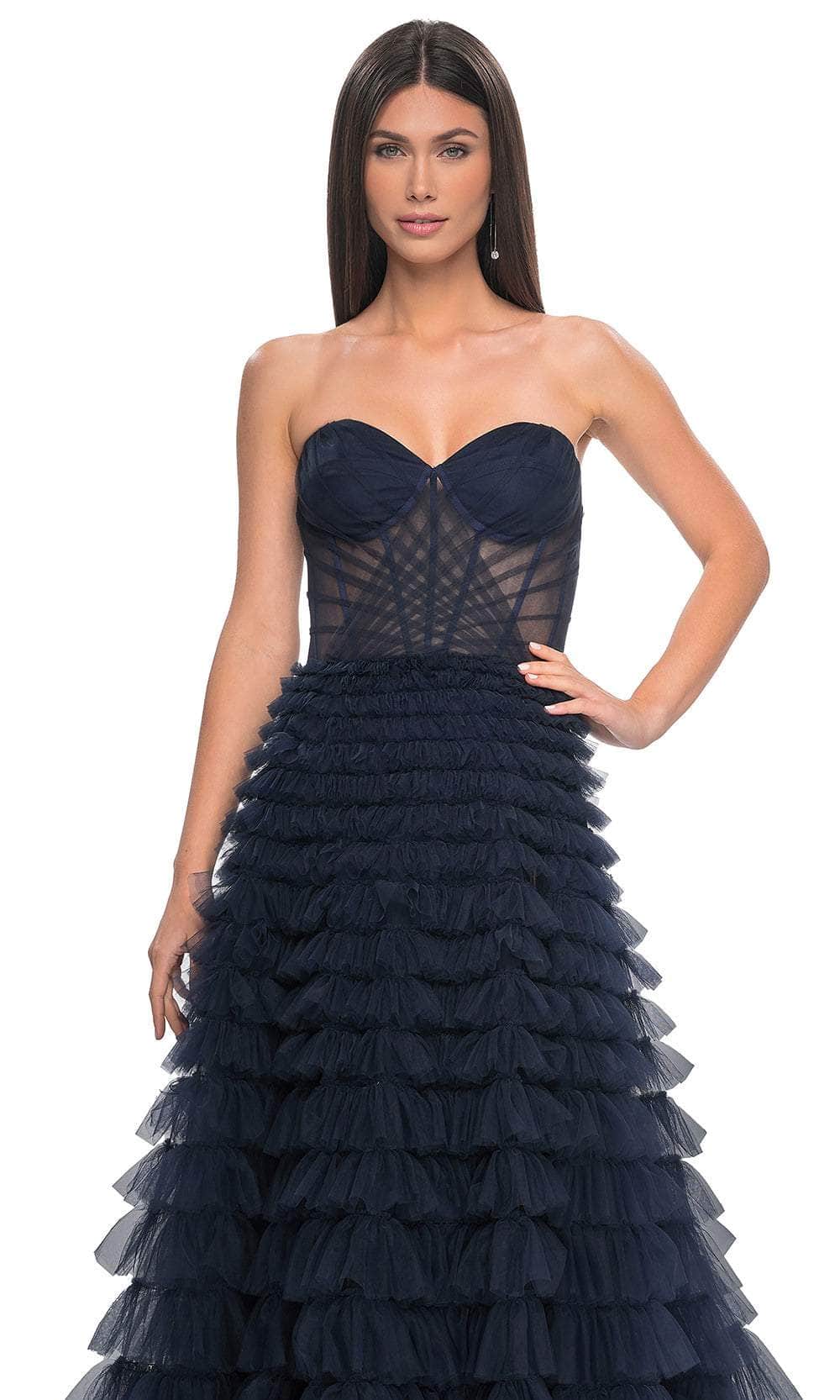 La Femme 32283 Tiered A-Line Prom Dress