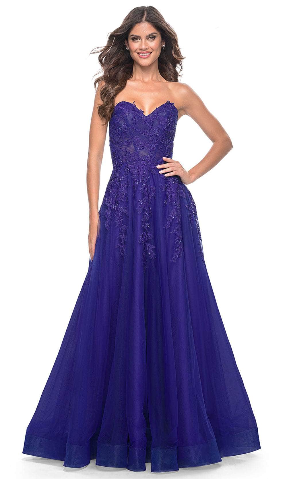 La Femme 32304 Sweetheart Tulle A-Line Prom Gown