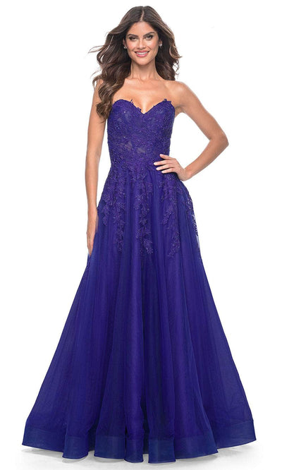 La Femme 32304 Sweetheart Tulle A-Line Prom Gown