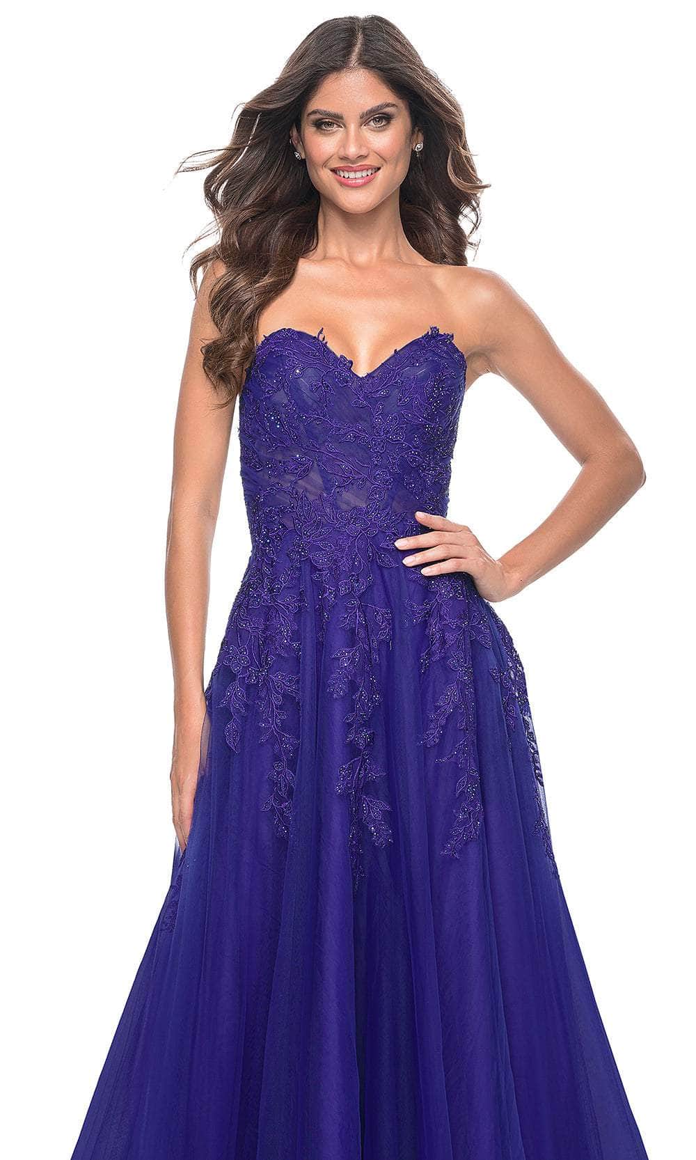 La Femme 32304 Sweetheart Tulle A-Line Prom Gown
