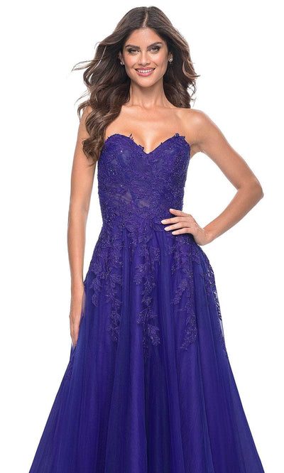 La Femme 32304 Sweetheart Tulle A-Line Prom Gown