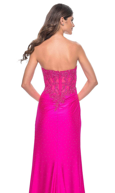 La Femme 32329 Sweetheart Rhinestone Embellished Prom Gown