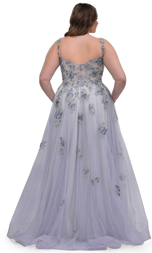 La Femme 32412 Lace A-Line Gown