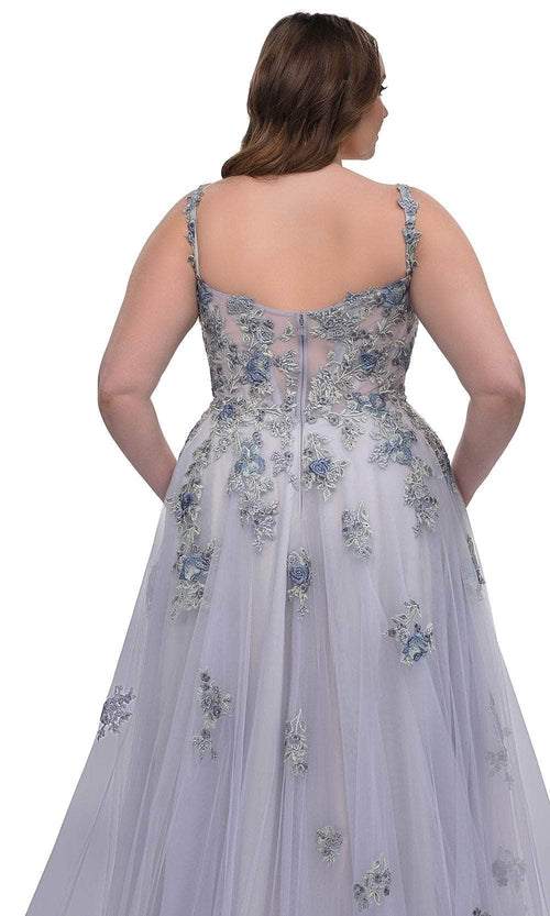 La Femme 32412 Lace A-Line Gown
