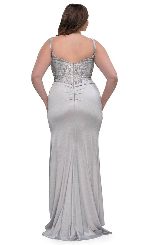La Femme 32430 Rhinestone Bodice Evening Gown by La Femme